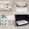 tectake® Massagetafel - 2 Zones - Behandeltafel - 7,5 cm Matras - Rolkussens - Draagtas - Opvouwbaar - Verstelbaar - Wit