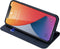 Dux Ducis iPhone 12 Pro Max - TPU Wallet Case - Krasbestendig Schokbestendig - Blauw