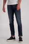 Cars Jeans Heren BLAST Slim Fit - Zacht elastisch denim - Blauwe zwarte kleur - Maat 36/34