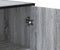 vidaXL - Hoge - kast - 35,5x35x139 - cm - bewerkt - hout - en - metaal - grijs - sonoma