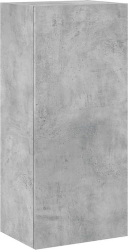 vidaXL - Tv-wandmeubel - 40,5x30x90 - cm - bewerkt - hout - betongrijs