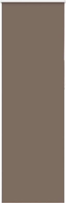 vidaXL - Rolgordijn - verduisterend - koffie - 80x230 - cm - stofbreedte - 75,7 - cm