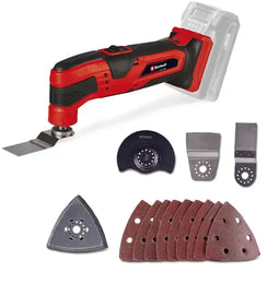 Einhell TC-MG 18 Li-Solo - Accu Multitool - Power X-Change - Incl. schuurplaat en schuurpapier