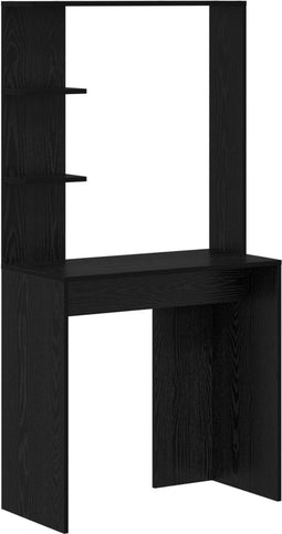 vidaXL - Kaptafel - Zwart - Eik - 78,5x37x154,5 - cm - Kunststof