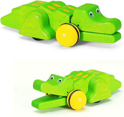 Pintoy Houten Pull-Back Krokodil 13,5Cm