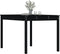 vidaXL Tuintafel 121x82,5x76 cm massief grenenhout zwart