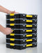 STANLEY SortMaster Organizer Junior - Gereedschapsopberger met uitneembare scheidingen - Zwart/Geel
