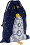 Tas DKD Home Decor Explore the Universe Blauw Wit Polyester (26 x 1 x 37 cm)