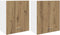vidaXL - Hangkasten - 2 - st - 50x31x60 - cm - bewerkt - hout - artisanaal - eikenkleur