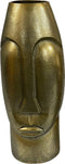 Vaas antiek goud - vaas groot goud - aluminium vaas - mag