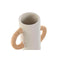 Vaas Home ESPRIT Wit Natuurlijk Keramiek 15,5 X 15 X 24 cm