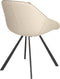 Dutchbone Wakefield - Eetkamerstoelen - Comfortabele kuip met afneembare kussens - Beige (set van 2)
