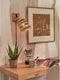 GOOD&MOJO Wandlamp Java - Bamboe Naturel/Zwart - Ø15cm - Binnen Modern