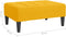 vidaXL - Voetenbank - 78x56x32 - cm - fluweel - geel
