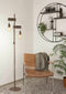 EGLO Townshend 4 - Vloerlamp - 169 cm - E27 - Zwart/Bruin