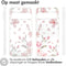imoshion Hoesje Geschikt voor Google Pixel 8 Pro Hoesje Siliconen - imoshion Design hoesje - Meerkleurig / Blossom Watercolor