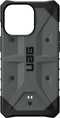 UAG - Pathfinder backcover hoes - Geschikt voor iPhone 13 Pro - Zilver + Lunso Tempered Glass