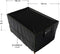 Juskys CoverSafe Pro - Tuinmeubelhoes - Waterdicht 1500 mm - Zwart - 160 x 100 x 75 cm
