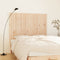 vidaXL - Wandhoofdbord - 146,5x3x110 - cm - massief - grenenhout