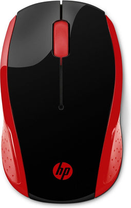 HP 200 - Draadloze muis - Ergonomisch - Rood