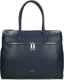 Gigi Fratelli Laptoptas / Werktas - Dames - 15 inch - Leer - Romance Business - Blauw