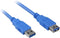 Sharkoon USB 3.0 - Verlengkabel 300cm - 5Gb/s - Blauw