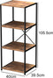 Keukenkast industrieel - keukenrek organizer - 105 cm hoog