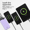 imoshion Powerbank 20000 mAh - Snellader 22.5W - USB-C & USB A - LED indicator - Lila