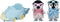 Sylvanian Families 5695 Pinguïn baby's speelset - 2 fluweelzachte baby speelfiguren-