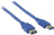 Nedis CCGP61010BU20 - USB 2.0 verlengkabel - 200cm - Blauw
