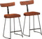 vidaXL - Barkrukken - 2 - st - 49x43x79 - cm - massief - mangohout