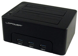 LC-Power LC-DOCK-U3-HUB - Dockingstation - 2x 2,5"/3,5" bays - USB 3.0 (4260070120282)