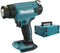 Makita DHG181ZJ - Heteluchtpistool LXT 18 V - Temperatuurbereik 150-550°C - 2 standen luchtverplaatsing (1 stuk)