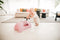 Scoot and Ride SR-96596 - 3-in-1 Loopwagen - Opbergruimte 360 graden draaibare wielen - Roze