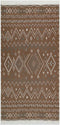 vidaXL - Vloerkleed - 160x230 - cm - katoen - beige - en - blauw