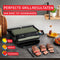 Tefal OptiGrill Eco GC71EL - Contactgrill - 6 automatische programma's - Zwart/Groen