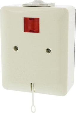 Honeywell Peha - Douchetrekschakelaar - 2-polig 16A opbouw IP20 wit