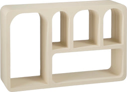 Mica Decorations Frati - Wandkast - 5 vakken - Off White - L60 x B15 x H38 cm