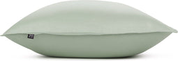 Zohome Kussensloop Satinado - Kussenhoes van 80x80 cm - Set van 2 stuks - 100% Katoen-Satijn - Groen