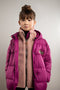 Like Flo F207-5202 - Meisjes Jas - Duurzaam met teddy bodywarmer - Cerise