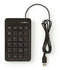 Nedis KBNM100BK - Numeriek Toetsenbord - USB 1,5m - Zwart