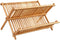 Secret de Gourmet Afdruiprek - 2-laags - bruin - 42 x 33 cm - bamboe hout - afwasrek - afwassen
