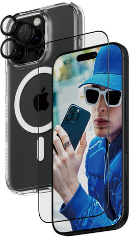 PanzerGlass iPhone 16 Pro - 3-in-1 Bundle - Screenprotector