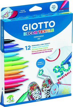 GIOTTO DECOR TEXTIELSTIFT 12X