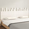 vidaXL - Hoofdbord - wandmontage - 204x3x80 - cm - massief - grenenhout - wit