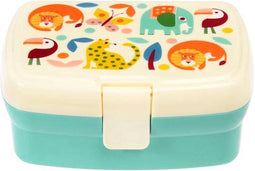 Rex London Lunch set met Brooddoos en mini snackdoosje met kleppen - Wild Wonders