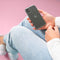 iMoshion Hoesje Geschikt voor Samsung Galaxy S21 Plus Hoesje Siliconen - iMoshion Design hoesje - Transparant / Zwart / Hearts All Over Black