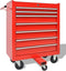 vidaXL - Gereedschapswagen - met - 1125 - gereedschappen - staal - rood