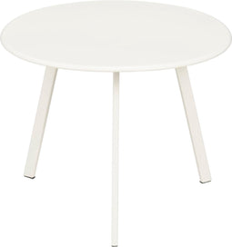 Mica Decorations Tuintafel Seatle - 38x38x30 cm - Ijzer - Wit