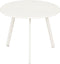 Mica Decorations Tuintafel Seatle - 38x38x30 cm - Ijzer - Wit